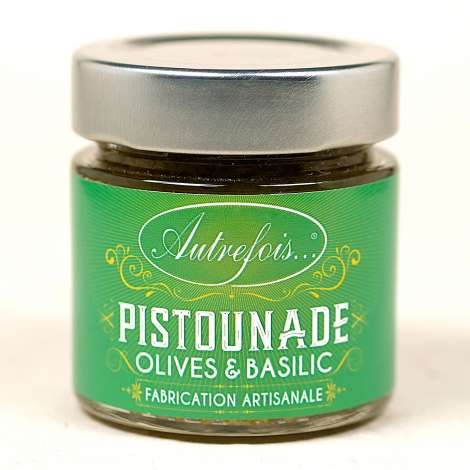 Tartinable Pistounade Olives & Basilic